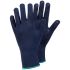 Tegera TEGERA Blue Cotton, Nylon Dry Environment Work Gloves, Size 6, PVC Coating