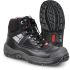 Jalas 3318 Unisex Black, Grey, Red Aluminium Toe Capped Safety Shoes, UK 3, EU 36