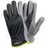 Tegera TEGERA Black, Grey Synthetic Leather Dry Environment Work Gloves, Size 9