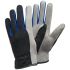 Tegera TEGERA Black, Blue, Grey Synthetic Leather Extra Grip Work Gloves, Size 4