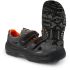 Jalas 3408A Unisex Black, Orange Aluminium Toe Capped Safety Shoes, UK 4, EU 37