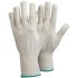 Tegera TEGERA White Cotton, Nylon Dry Environment Work Gloves, Size 7, PVC Coating