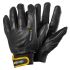 Tegera TEGERA Black, Yellow Leather Anti-Vibration Work Gloves, Size 9