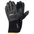 Tegera TEGERA Black, Yellow Leather Anti-Vibration Work Gloves, Size 10