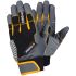 Tegera TEGERA Black, Grey, Yellow Synthetic Leather Impact Protection Work Gloves, Size 8