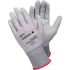 Tegera TEGERA Grey Bio-Based Dyneema, Dyneema Diamond Technology, Nylon, Spandex Cut Resistant Work Gloves, Size 5,