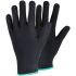 Tegera TEGERA Black Cotton Abrasion Resistant Work Gloves, Size 7, PVC Coating