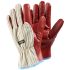 Tegera TEGERA Beige, Red Cotton, Polyurethane Wet Environment Work Gloves, Size 10