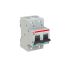 ABB S800U MCB, 2P, 60A, Type Z, 240V AC, 50 kA Breaking Capacity