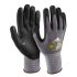 Active Gear F3270D Black, Grey Nylon Abrasion Resistant Work Gloves, Size 7 - S, Nitrile Micro-Foam Coating