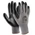 Active Gear F3220NP Black, Grey Nitrile Abrasion Resistant Work Gloves, Size 9 - L, Nitrile Coating