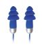 Moldex Rockets Full Detect Series Blue Reusable Corded Ear Plugs, 27dB Rated, Metal Detectable, 1Pair Pairs