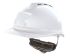 MSA Safety V - Gard 500 White Helmet , Adjustable, Ventilated