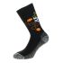 JLF Pro Black, Grey Socks, size 36/38 2.5/5