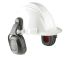 Honeywell Safety 10352 Ear Defender with Helmet Attachment, 31dB, Black, White