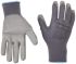 Guantes de trabajo de Poliamida Gris Honeywell Safety serie PERFECT POLY, talla 7, con recubrimiento de Poliuretano,