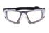 DEMETZ SAFETY CassioFS Anti-Mist UV Safety Glasses, Clear PC Lens, Vented