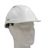 AUBOUEIX KARA White Helmet & Hard Hat with Chin Strap, Adjustable, Ventilated