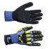 GUYARD BOA PUNCH F Handsker, HDPE, Nitril-skum, Sort, grå, Abrasion Resistant, Cut Resistant, Tear Resistant, 8