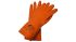 NITRAS SAFETY NITRAS CHEM PROTECT Handsker, Latex, Orange, Abrasion Resistant, 7