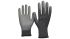 NITRAS SAFETY NITRAS Grey Nylon Abrasion Resistant Gloves, Size 8, Polyurethane Coating