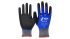 NITRAS SAFETY NITRAS OIL GRIP Black, Grey Nylon Abrasion Resistant Gloves, Size 7, Nitrile Coating