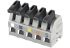 HARTING har-flexicon Series PCB Terminal Block, 5-Contact, 5mm Pitch, 1-Row, Spring Clamp Termination