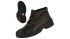 NITRAS SAFETY 7206 Unisex Sicherheitsstiefel Schwarz, mit Zehen-Schutzkappe Stahl, Größe 40 / UK 6 1/2