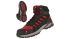 Botas de seguridad NITRAS SAFETY, serie 7411 de color Negro, rojo, talla 45