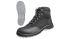 NITRAS SAFETY 7436 Black, Grey ESD Safe Fibreglass Toe Capped Unisex Safety Boots, UK 5, EU 38