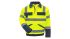 NITRAS SAFETY 7573 Yellow/Navy Unisex Hi Vis Jacket, XXL