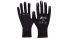 Guantes de trabajo de Fibra Negro NITRAS SAFETY serie NITRAS, talla 6, con recubrimiento de Poliuretano, Abrasion