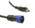 Bulgin SPE 4000 Ethernet-kabel, Sort Polyuretan/PVC kappe, 1m