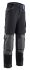 Pantalon de travail Coverguard TELICA II, 84 → 91cm Unisexe, Noir/Bleu, Extensible