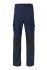 Pantaloni Nero/Blu Navy 35% cotone, 65% poliestere per Unisex, lunghezza 110.43cm Elasticizzato 103011B 41poll 105cm