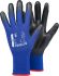 Gants Tegera 777 taille 7, Environnement sec, 6 Paires, Noir, Bleu