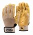 Petzl K25 Tan Leather, Nylon Abrasion Resistant Work Gloves, Size 9