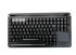 Ceratech KYB500-S109P-AR Wired PS/2 Compact Keyboard, QWERTY (Arabic), Black