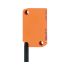 ifm electronic Inductive Rectangular Inductive Proximity Sensor, 4 mm Detection, PNP NO, 10 → 30 V dc