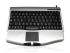 Ceratech KYBAC540-PS2SILV Wired PS/2 Compact Keyboard, QWERTY (French), Silver