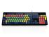 Ceratech KYB-RAINBOW2-MIX Wired USB Keyboard, QWERTY (UK), Multi Colour