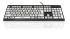 Ceratech KYB-RAINBOW2BKUS Wired USB Keyboard, QWERTY (UK), Multi Colour