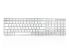 Ceratech KYBAC301-UMAC-FR Wired USB Multimedia Keyboard, QWERTY (French), Silver, White