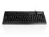 Ceratech KYBKC-108S-UB Wired USB Keyboard, QWERTY (UK), Black