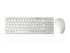 Ceratech KYB-MINIMUSX-RFW Wireless RF Compact Keyboard, QWERTY (UK), White