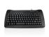 Tastiera Nero Cablato PS/2 Ceratech, QWERTY (US) Compatta