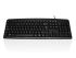 Teclado Ceratech, , Con cable, Negro, PS/2, Multimedia, QWERTY (UK)