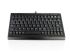 Teclado Ceratech, , Con cable, Negro, USB, Compacto, QWERTY (UK)