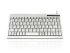 Ceratech KYBAC595-PS2 Wired PS/2 Compact Keyboard, QWERTY (French), White