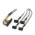 Phoenix Contact CK2215 Series Round IDC Socket Cable Assembly, 2.54mm Pitch, 1m Length, IDC to IDC